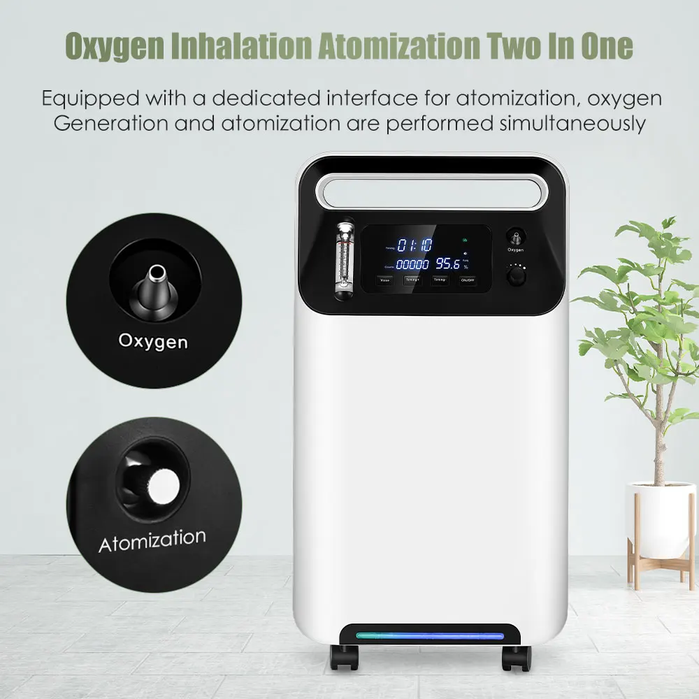 Professional Low Noise 5L Portable Oxygen Generator Oxygen Concentrator for Household Hospital