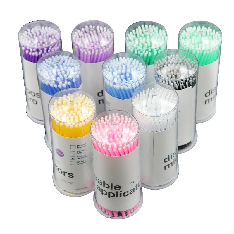 
Disposable Eyelash Extensions Dental Brush Beauty Micro Applicator 