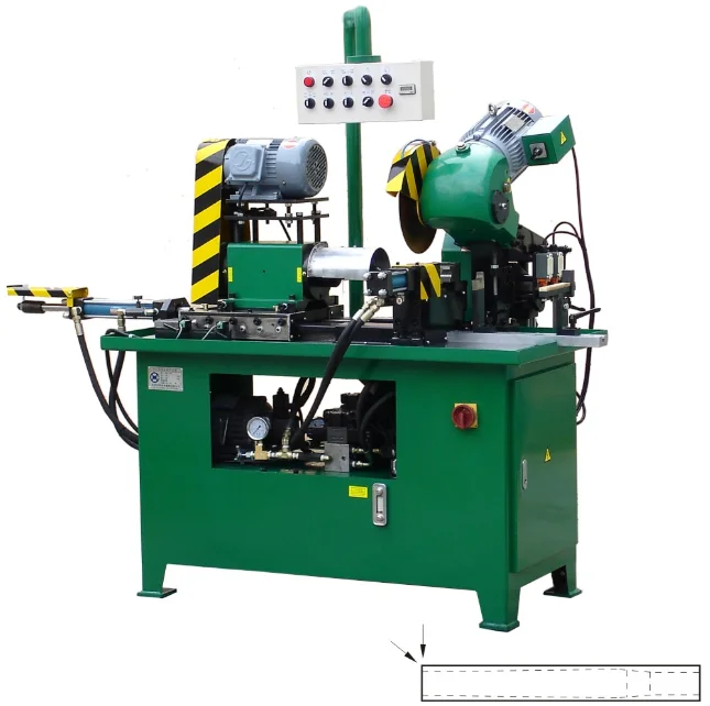 Front Fork Stem Cutting & Chamffering Machine