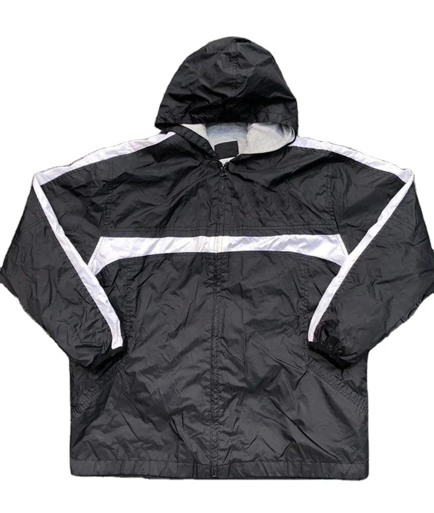 Vintage 90s  Windbreaker Small check zip up windbreaker jacket