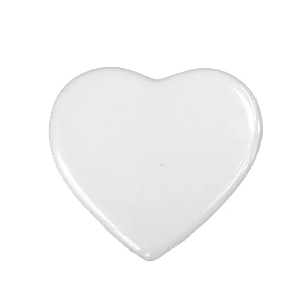 High Quality Hot Selling Heart-shaped Ceramic Decorative Tiles Heart-shaped Porcelain Piece Sublimation Ornament Blank Porcelain
