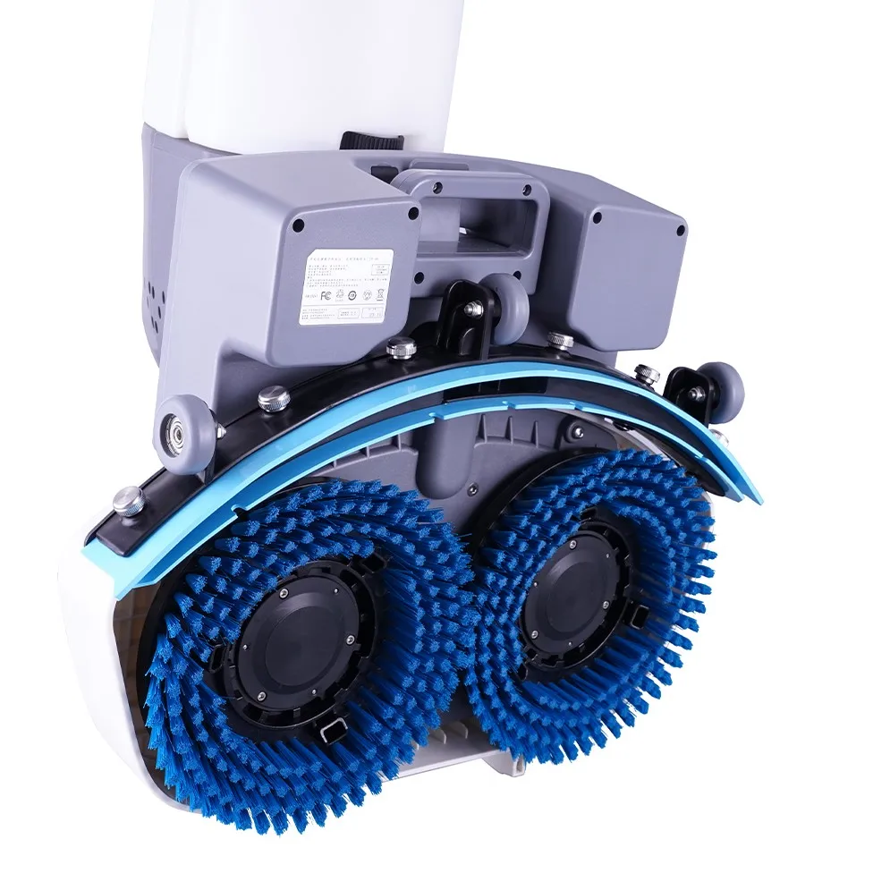 SQ7 floor scrubber automatic floor sweeper with lithium battery and two brushes for hard floors and vacuum cleaner