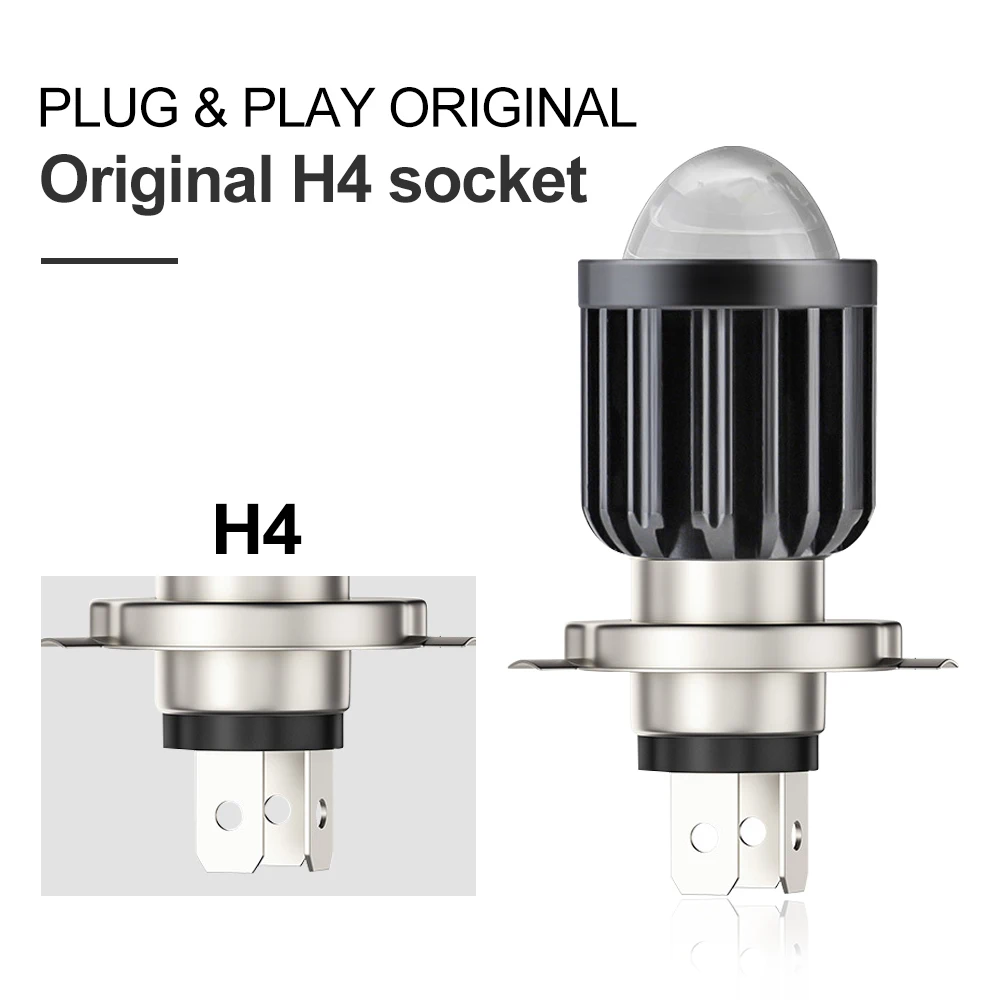 High quality Auto Driving light 6000LM 12W Lens Spotlight Dual Color White Yellow Fog Light Mini 6000K led motorcycle