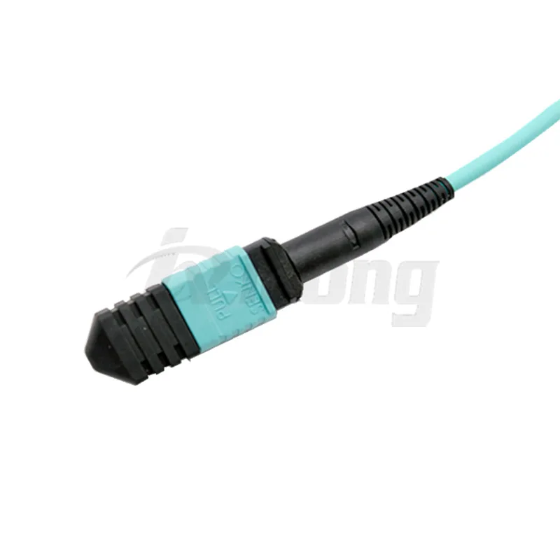 Factory Price  Fiber Optic Patch Cord 40G MM OM5 MPO/MTP-LC 8cores Fanout Jumper