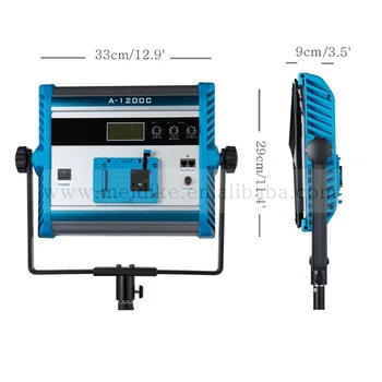 100 Вт RGB + w Светодиодный свет видео с батареей 95RA + фильм съемки освещения оборудования