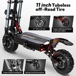 Dokma  11 Inch DM8 Overseas warehouse in the Poland Stock Moped Road Tire Electric Scooter High Fast Speed Electric Scooter