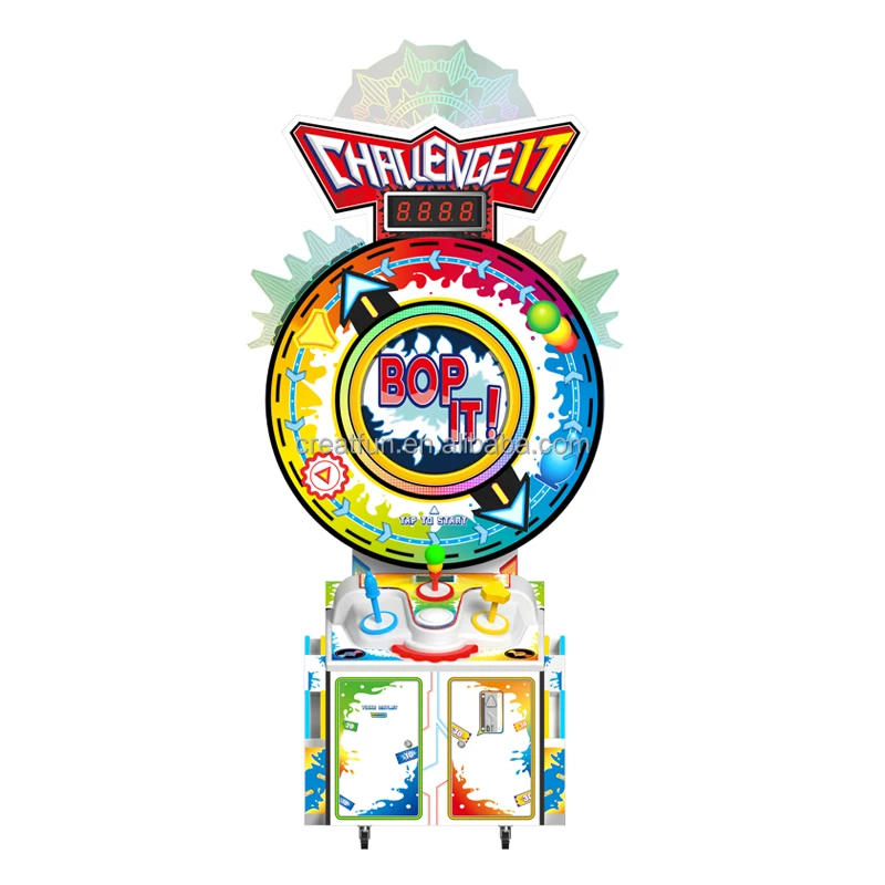 New Arrival Coin Operated Game Challenge It Amusement Machine Bop It Lottery Redemption Arcade Game Machine