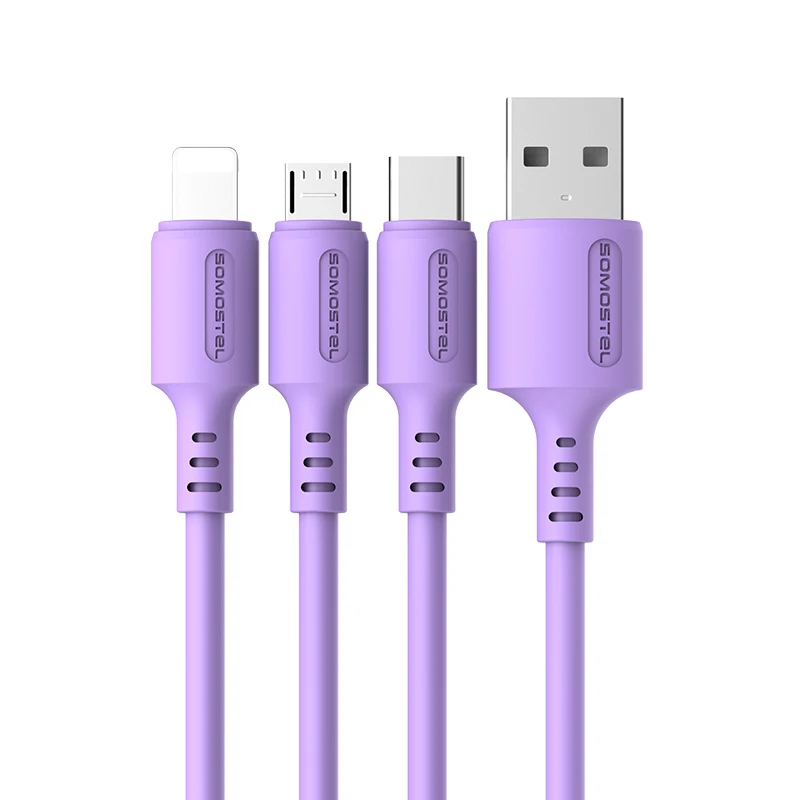  USB-кабель SOMOSTEL 3 1a с быстрой зарядкой модели BP06 хорошим