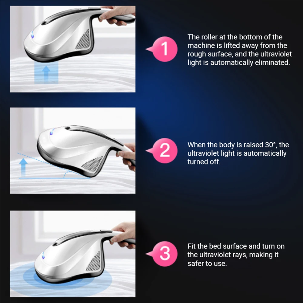 
Hot Sale Tpu Plastic Dust Mite Vacuum Cleaner for Fabric Mattress 
