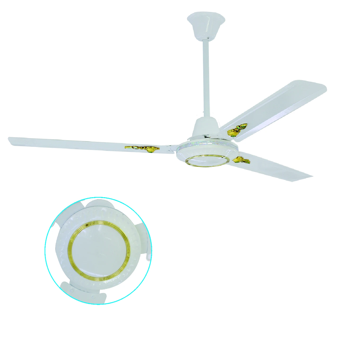 Hot Selling Dc Solar Energy Copper motor 36W 12v dc solar Ceiling Fan