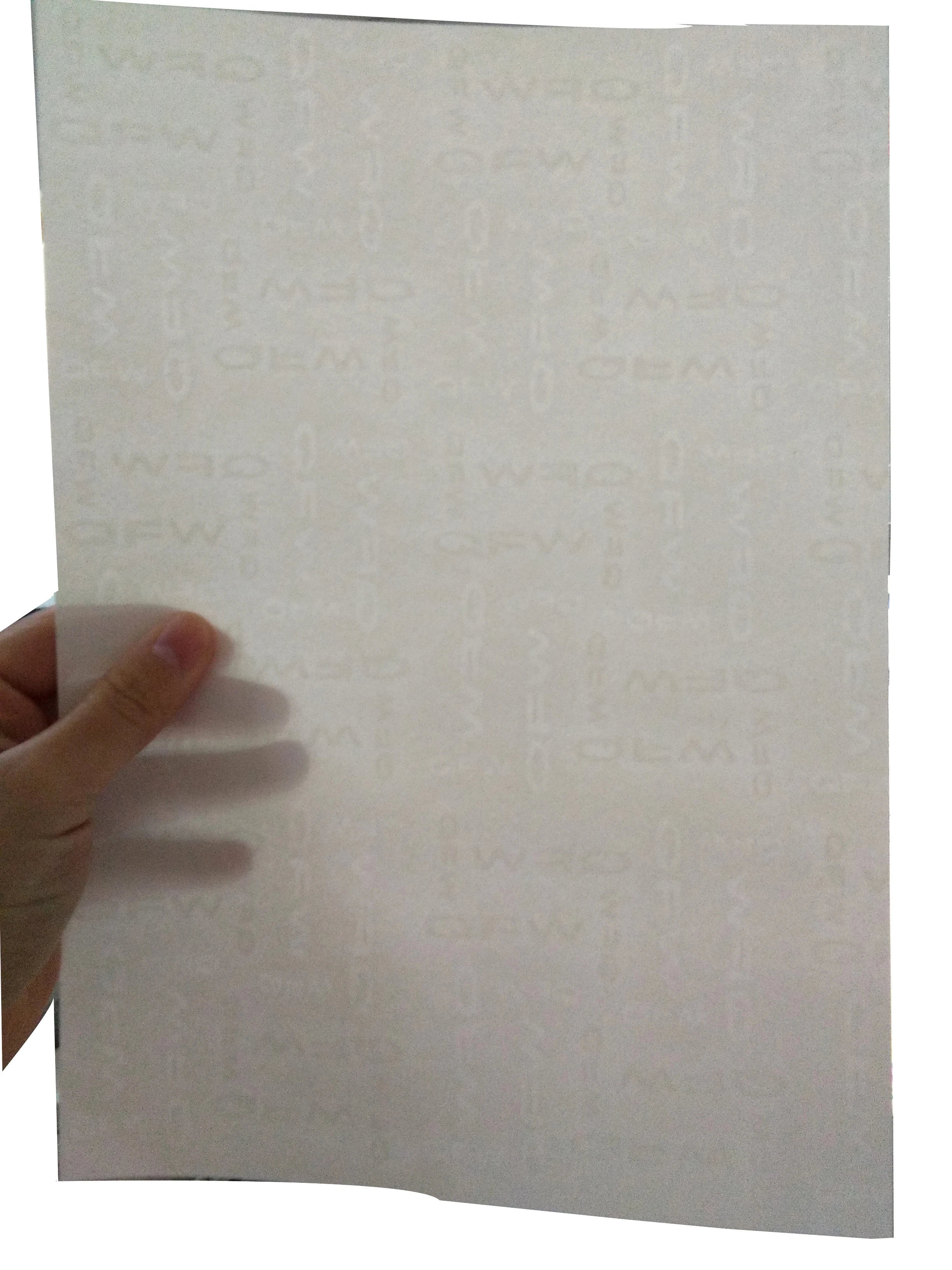 Custom logo security A4 watermark paper with invisible pattern security anti-copy paper