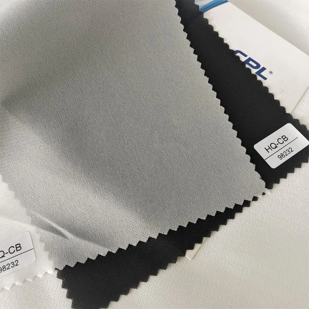 Haicheng tailoring materials 100% polyester  woven interlining fabric