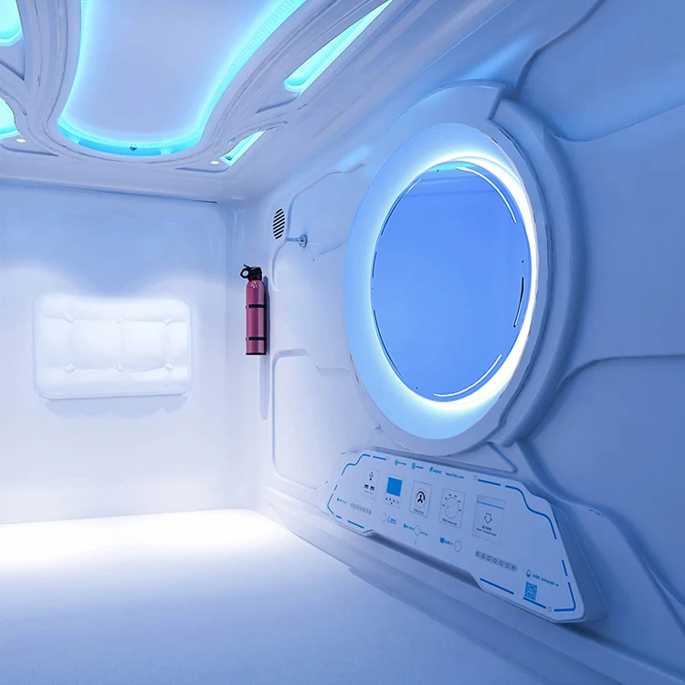high quality capsule bed bunk bed sleep pod double bed capsule hotel
