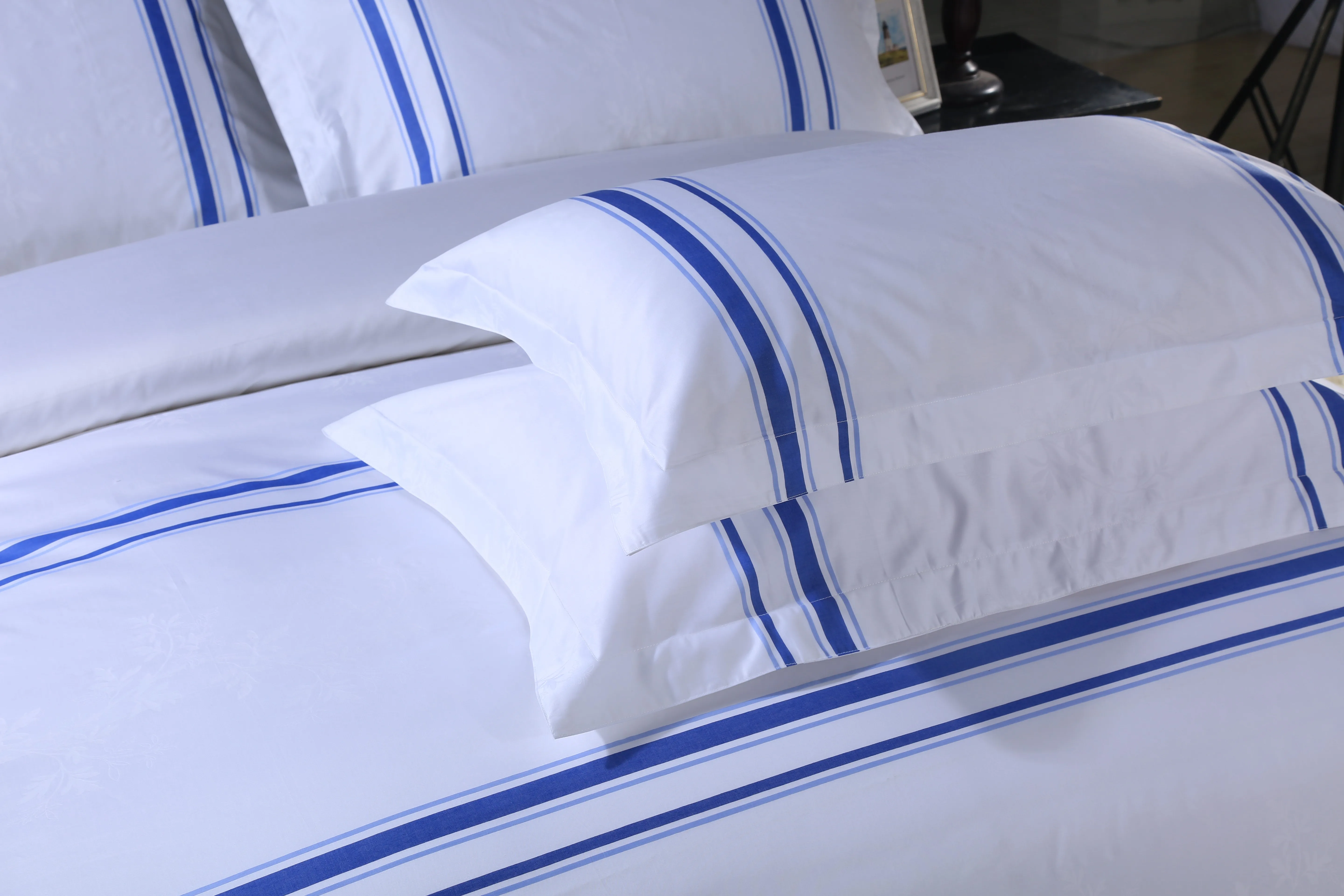 Best selling High quality bed linen luxury 60S bed sheet bamboo solid color tencel bedding set duvet cover sets