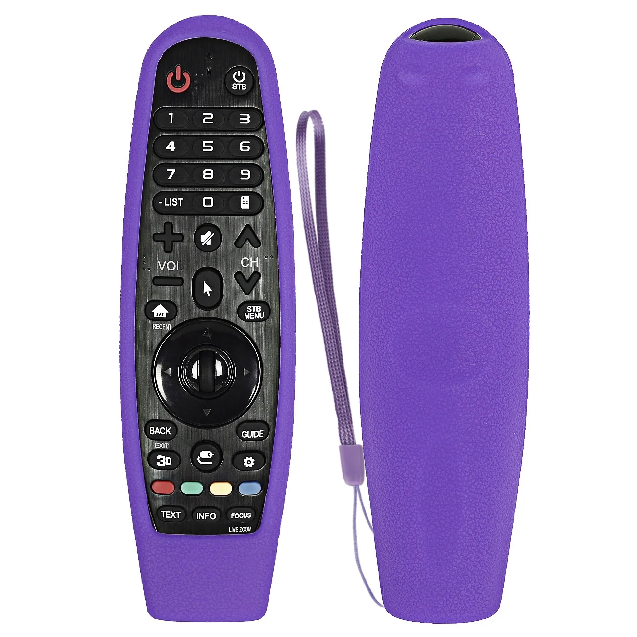 PRIME TECH Silicone Protective Cover for the remote control AN-MR600 AN-MR650A LG smart TV
