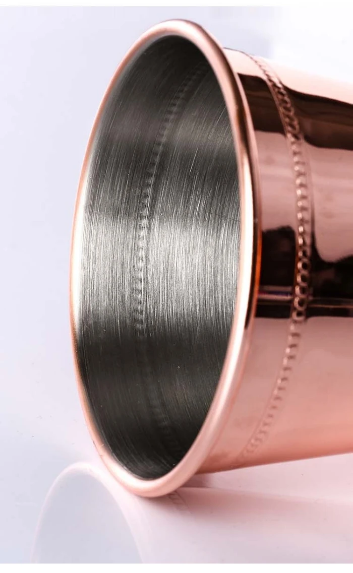 Wholesale 350ml/11oz  304 Stainless Steel Mint Julep Cup Stainless Steel Mojito Cocktail Glass Rolled-edge Stainless Steel Mug