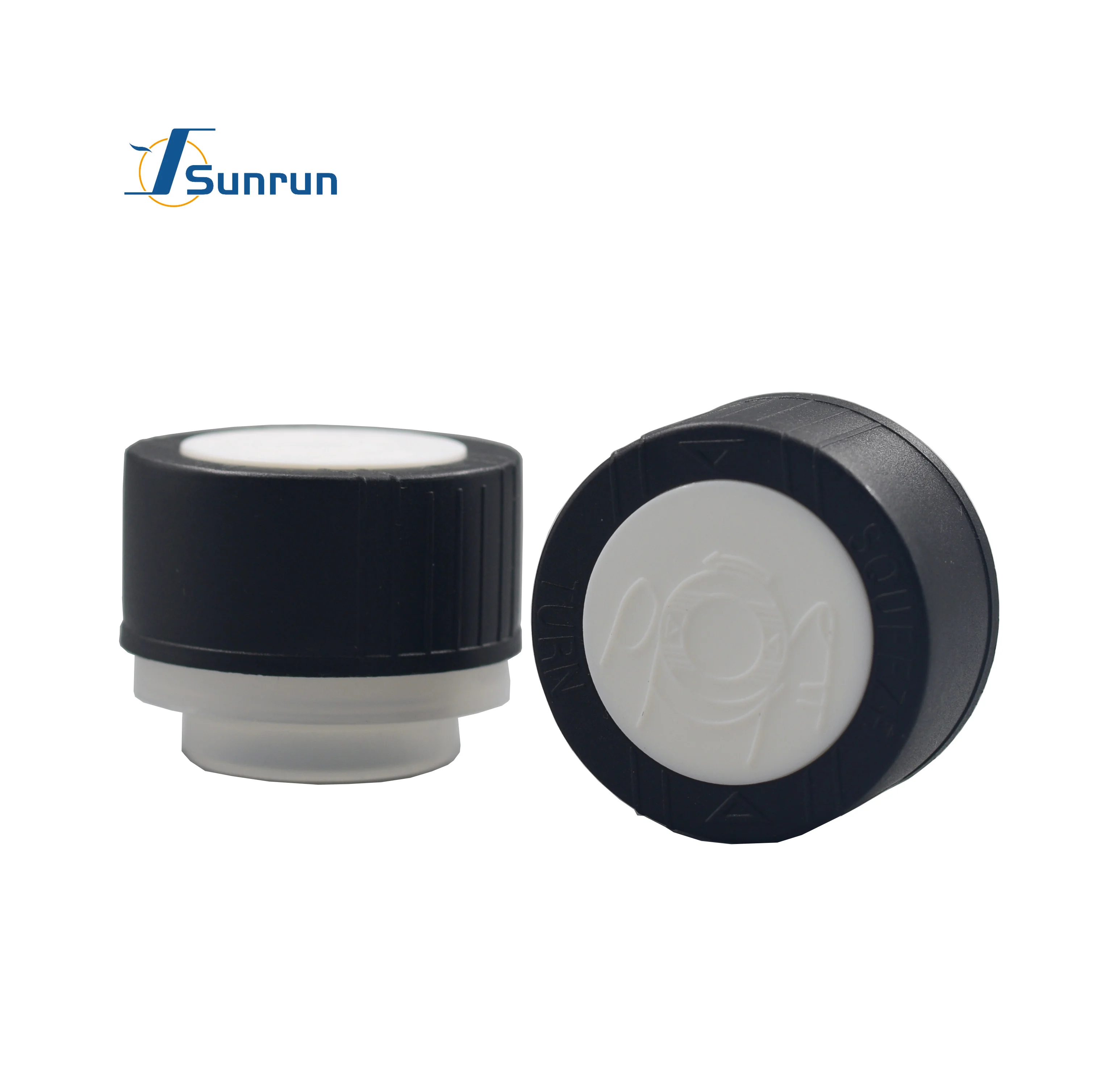 Factory Supply Wholesale 25.4mm Aerosol Can Plastic Component Aerosol Spray Childproof Cap
