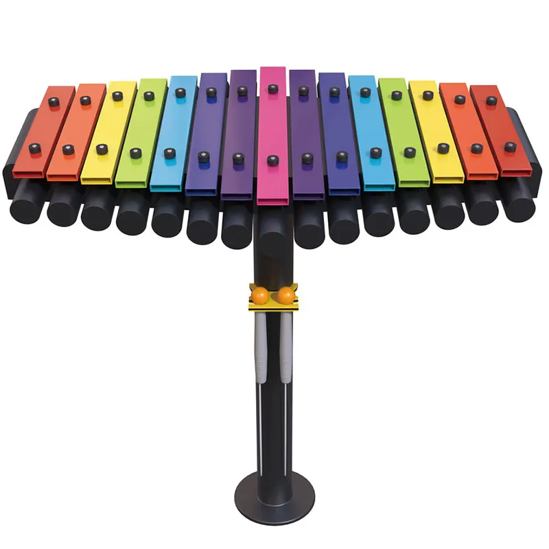Outdoor Kids Park Playground Galvanized Steel Harp Percussion Toy Musical Instrument