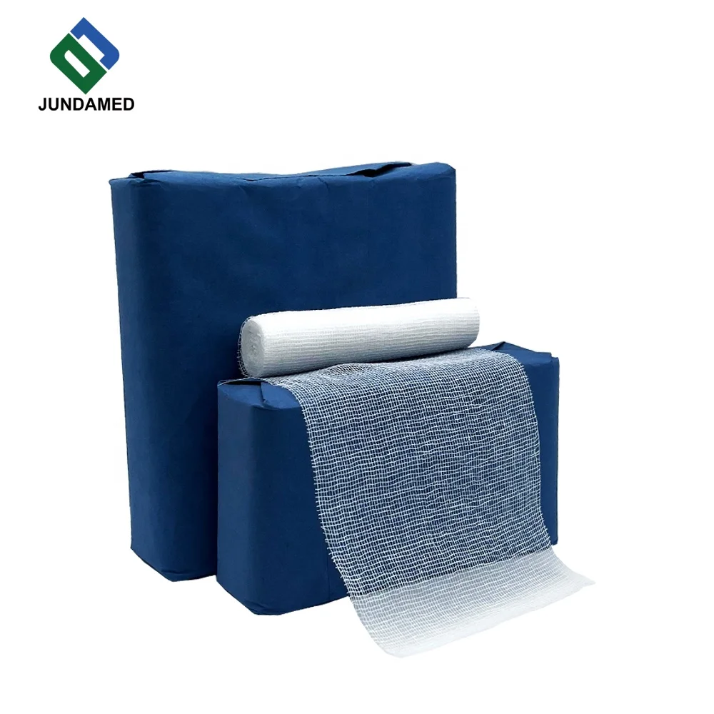 Disposable Gauze in Cutting Wound Care Absorbent Gauze Compresses Factory Price White Accessories Edge Cotton Mesh OEM Medical