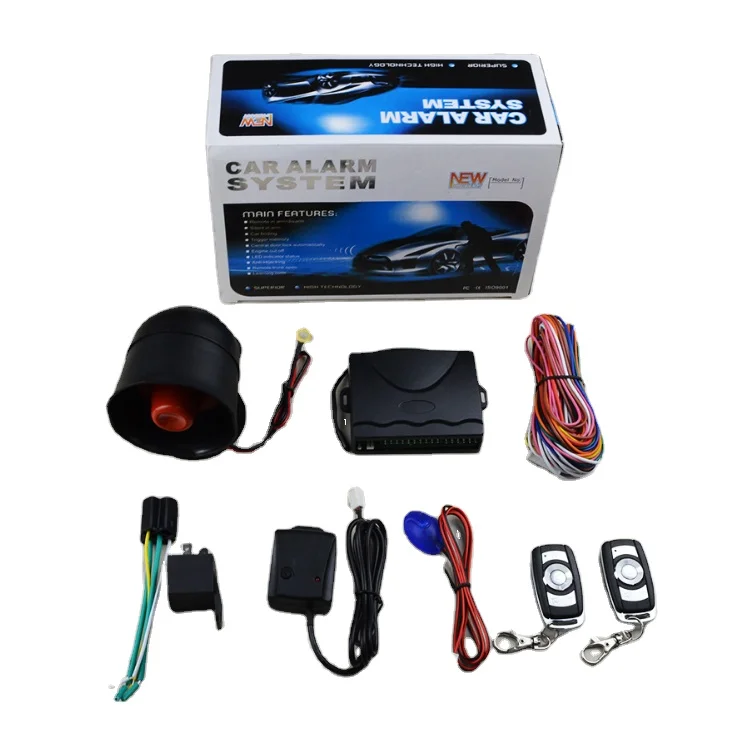 Manufacturer wholesale large preferential car alarm with horn universal 12V