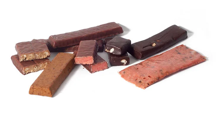 Horizontal single row protein energy bars extruder making machine