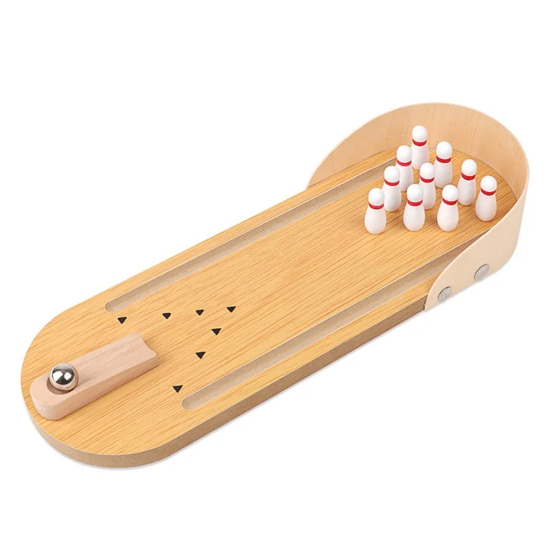 Mini Desktop Gaming Toy Bowling Gifts For Kids Mini Bowling Set Office Desk Toys