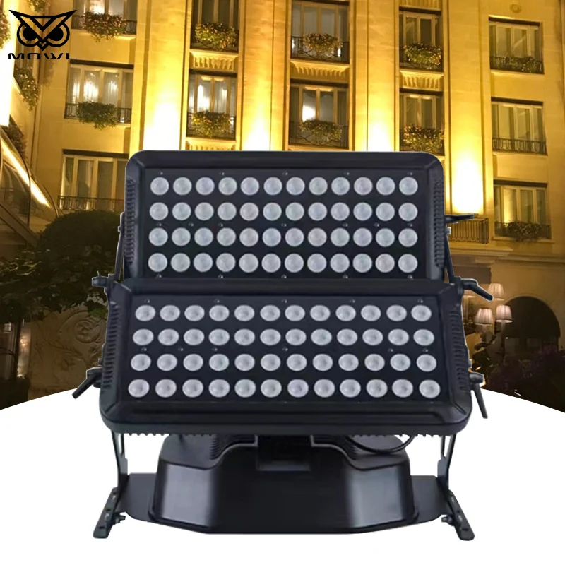 Waterproof Outdoor IP65 Adjustable Angle 96x12W RGBW 4in1 DMX City Color LED Wall Washer Light