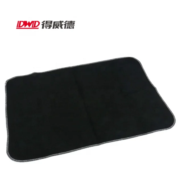 Welding Fireproof Thermal Resistant Insulation Fire Retardant Blanket Black Fire Emergency Blankets