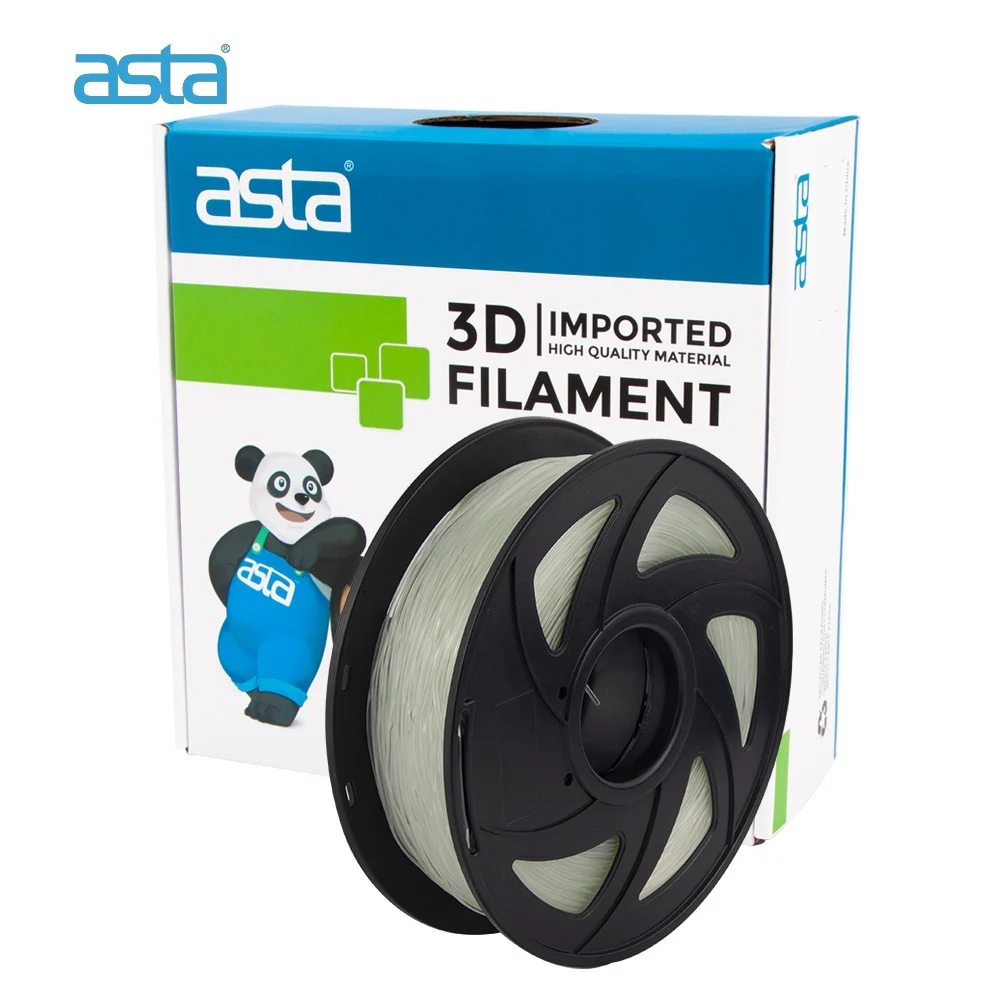  Оптовая продажа PLA-филамента для 3D печати ASTA прозрачный цвет 1 75 мм кг оптимальные материалы