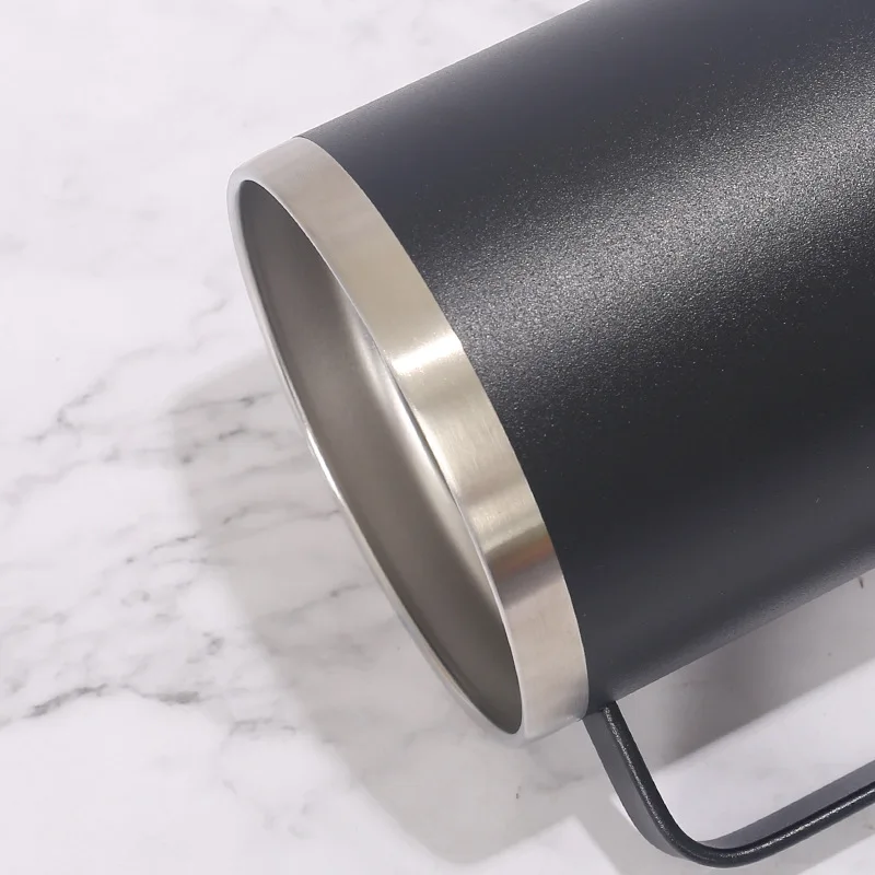 14oz Stainless Steel Double Wall Insulated Beer Mug with the Handle BPA Free Cup