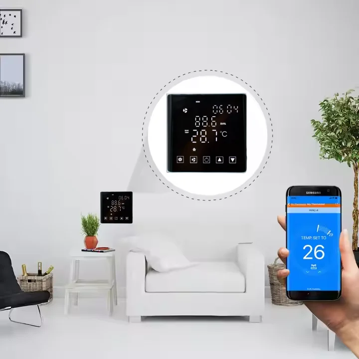 Современный умный термостат WiFi TUYA Программирование Электрический водяной/газовый котел нагревательный