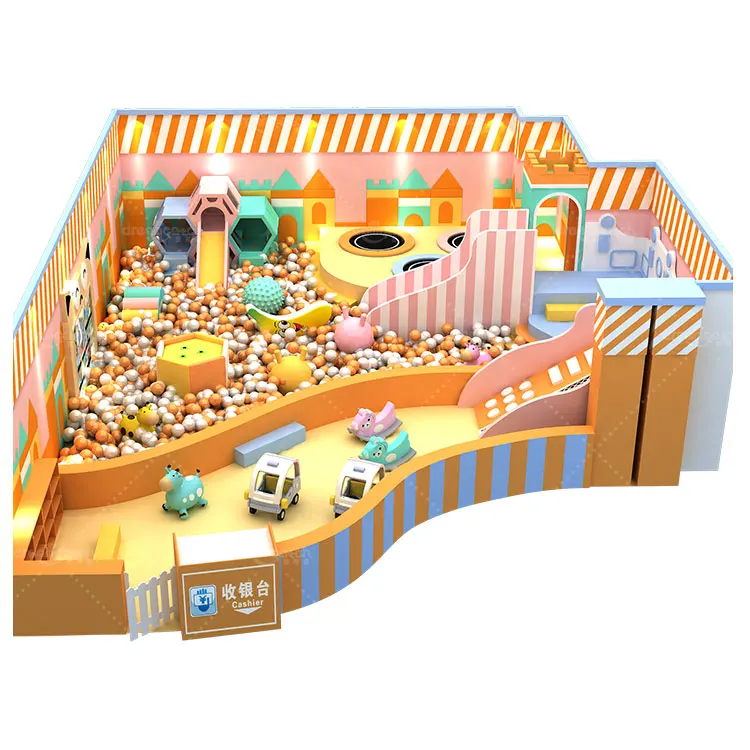 Custom Toddler playhouse children ball pool soft play equipment kids small indoor playground