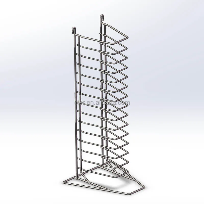 Custom Made High Quality Stainless Steel Restaurant Pizza Tray Stand Serving Pizza Pan Holder