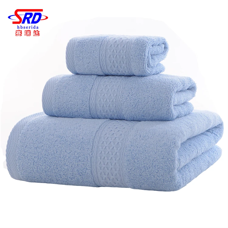 Оптовая продажа Лидер продаж мягкие 100% хлопковые 350 с вышивкой и логотипом gsm махровые белые серые 70x140 спа-костюм для бассейна банные полотенца лица