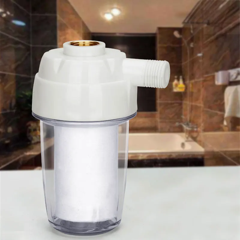 CE Home Water Descaler Water Heater Pre-filter Shower head water filter height 10 inch for Skin Protection more Shower Lifespan