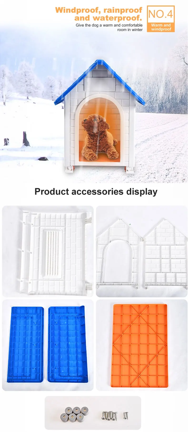 Custom handmade wooden small animals dog houses dog crate furniture