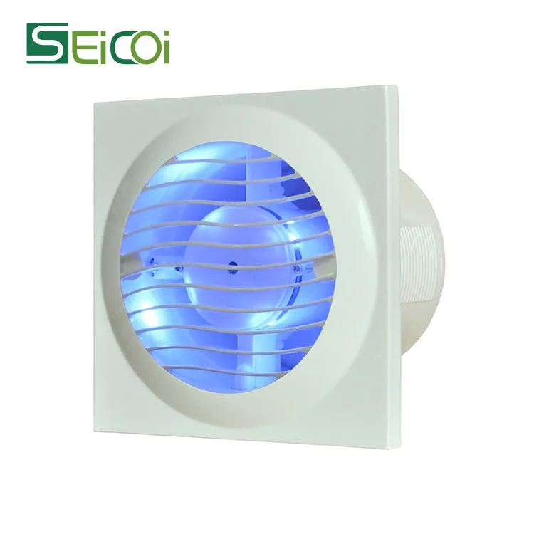powerful factory custom 230V exhaust fan for toilet window dehumidifying shower extractor fan with light
