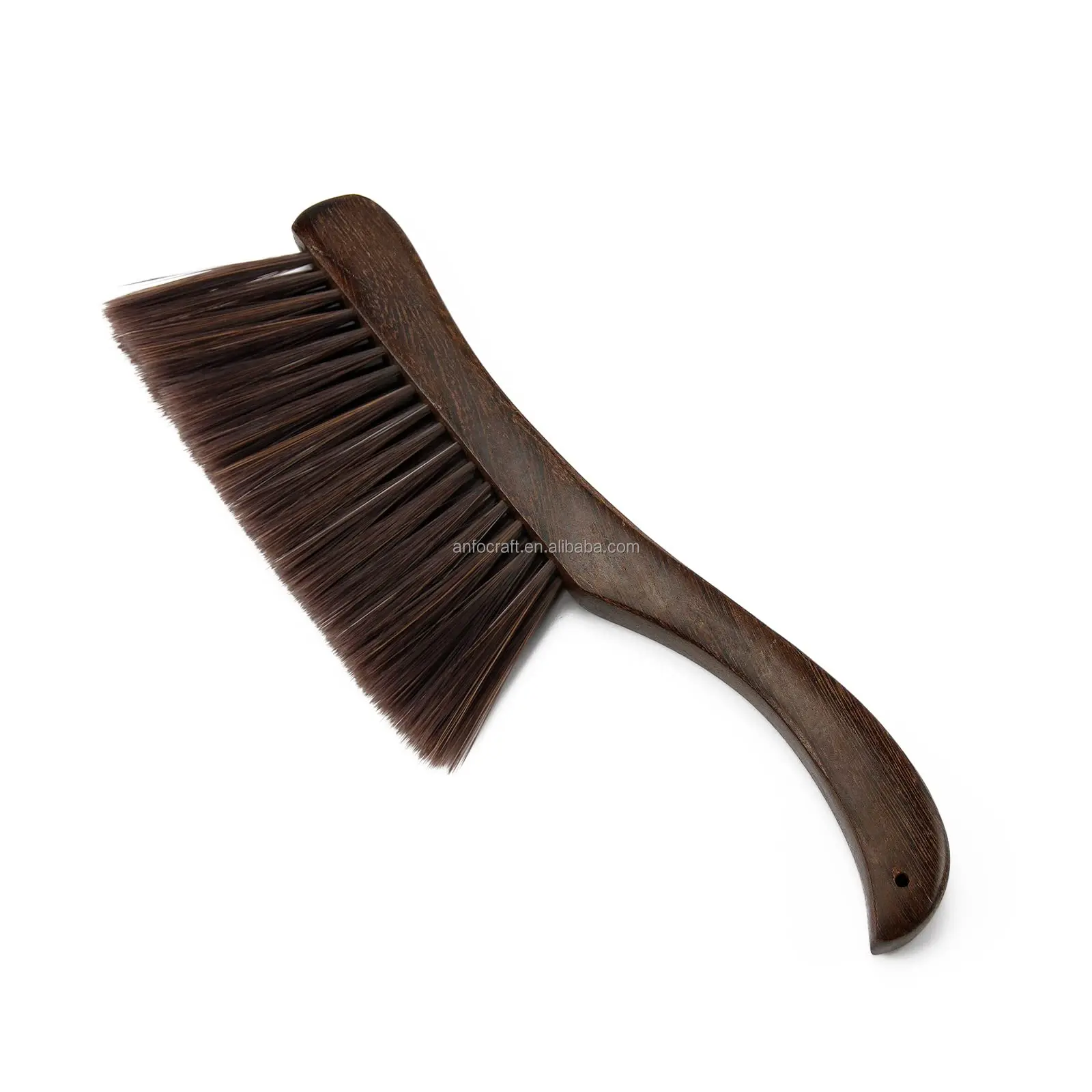 Hand Broom Dusting Brush, Soft Bristle with Long Wooden Handle for Cleaning Couch Furniture Bed Sofa Clothes Car