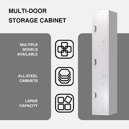 Metal storage 3 doors  iron locker for  staff locker ,student locker