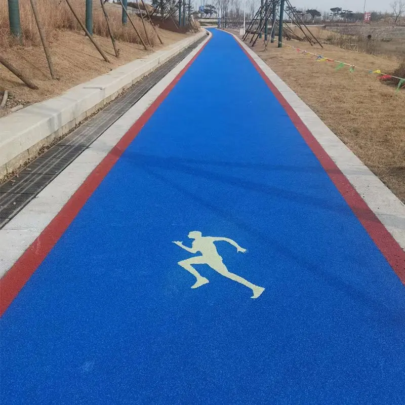 Цветные резиновые гранулы EPDM 1-4 мм переработанные открытая площадка