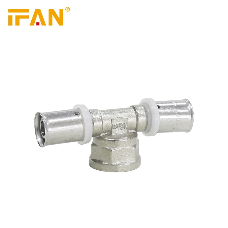IFAN Pex с латунным штуцером 1/2inch 3/4 дюймовой внутренней резьбой Тройник pex пресс-фитинги из латуни тройник для PEX трубы