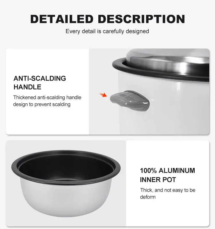 Best Commercial Rice Cookers Drum Shape Saudi Arabia Rice Cooker 2023 Restaurant Oversize Rice Cooker