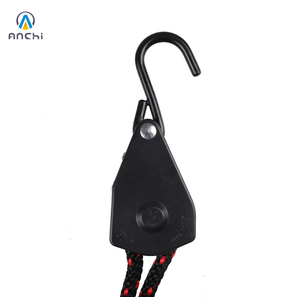 Custom packing heavy duty rope ratchet 3/8 tie down strap 1.8m double blister