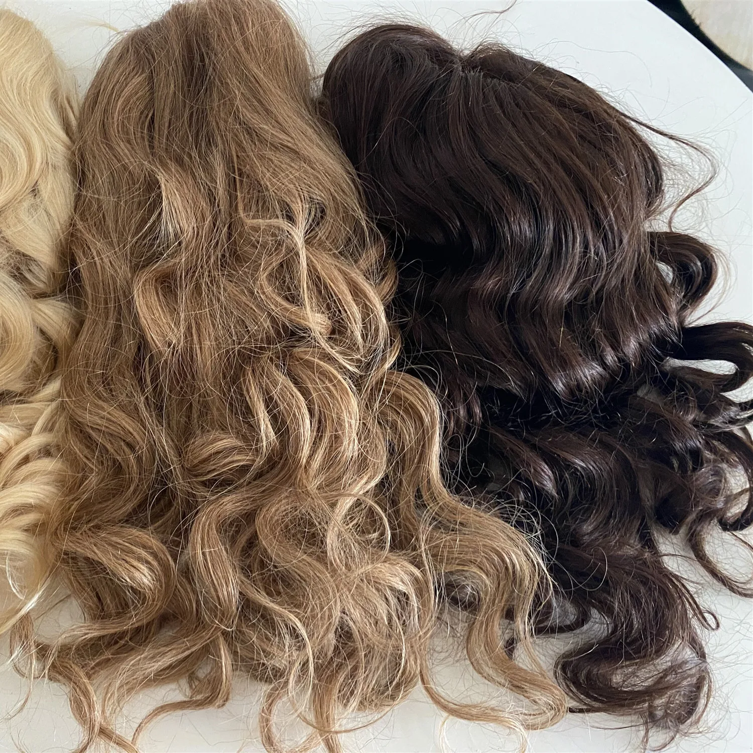 360 Lace Front Human Hair Wig, Full  Lace curly hair Wig, European hair wig