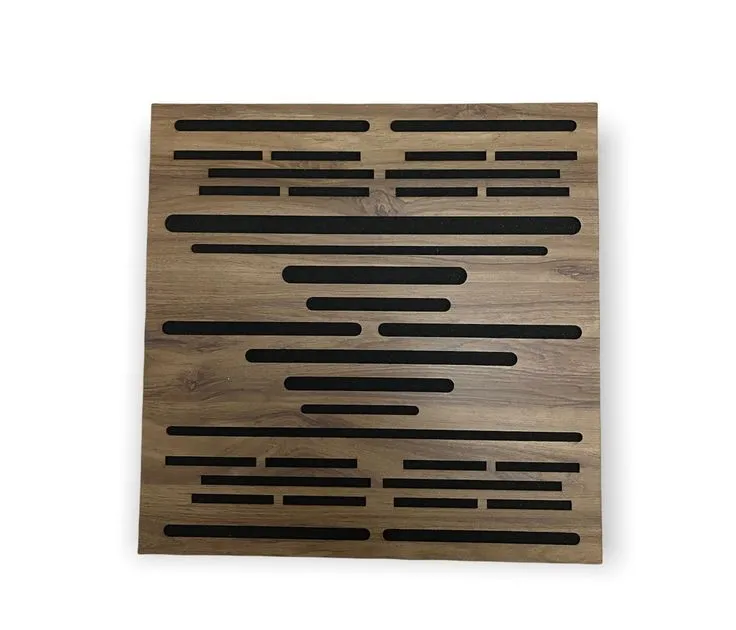 3d model design Custom Thick Wooden Decorative Anti Music Studio Art Modern Wave Wood Acoustic Diffuser
