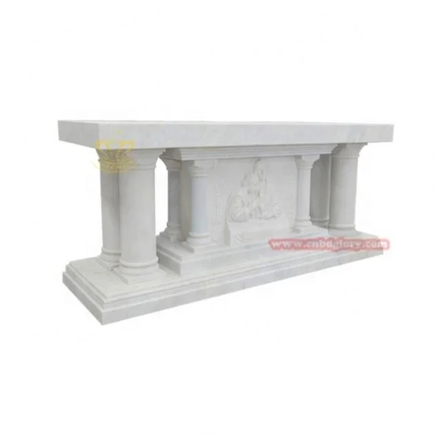 Christian cathedral stone carving products sculpture Jesus pattern relief Marbl Church Altar