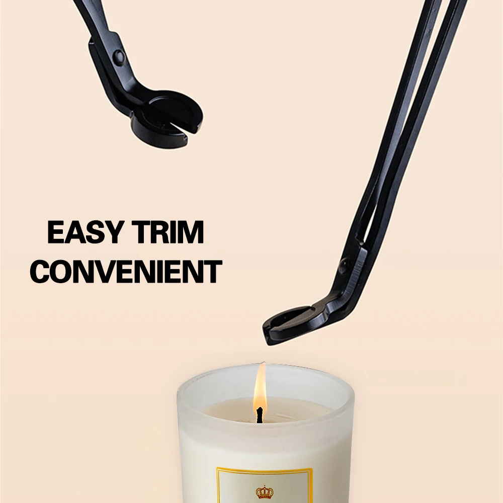 Polished Candle Wick Trimmer Candle Clipper Wick Cutter Scissor