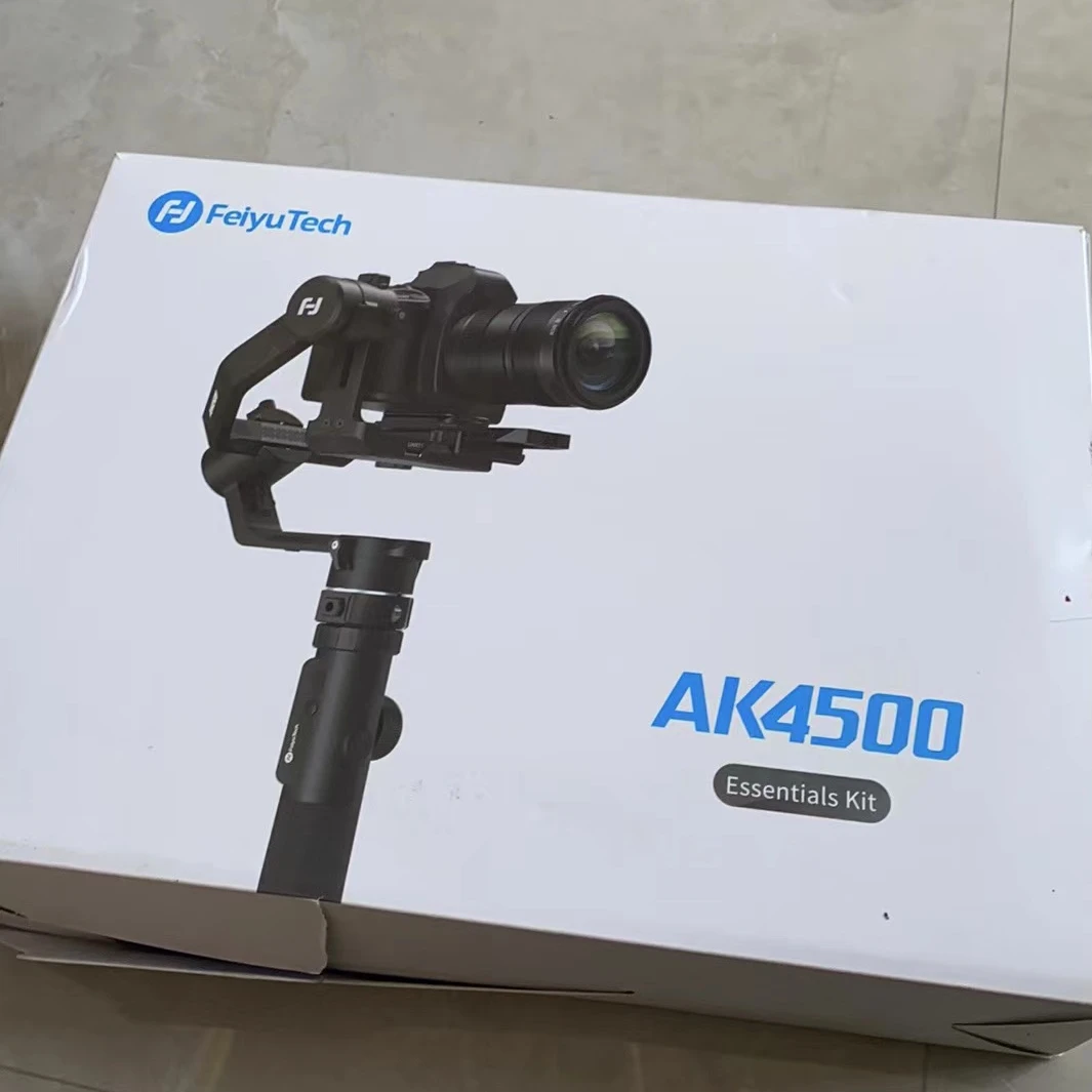 Б/у секундная стрелка Feiyu AK4500 4,6 кг грузоподъемность 3-осевой ручной шарнирный стабилизатор для камеры GoPro с пультом дистанционного управления для непрерывного изменения фокусировки камеры anti-shake автофокусом для объектива камеры