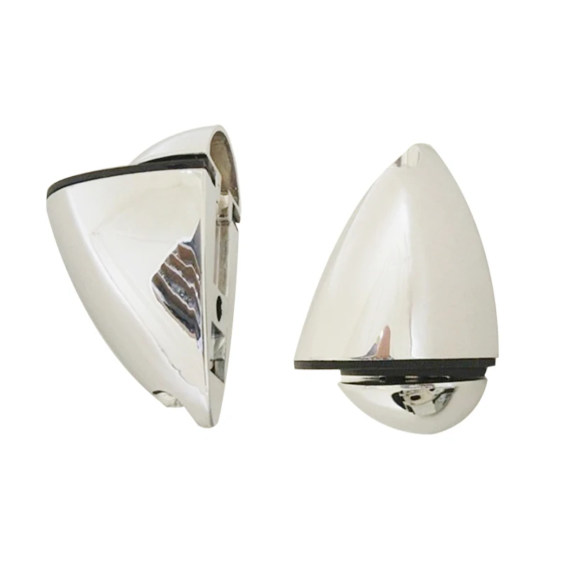 Zinc Alloy Bathroom Furniture Glass Door Clamp Hardware Adjustable Mirror Glass Shelf Clips Glass Clamp Bracket Holder