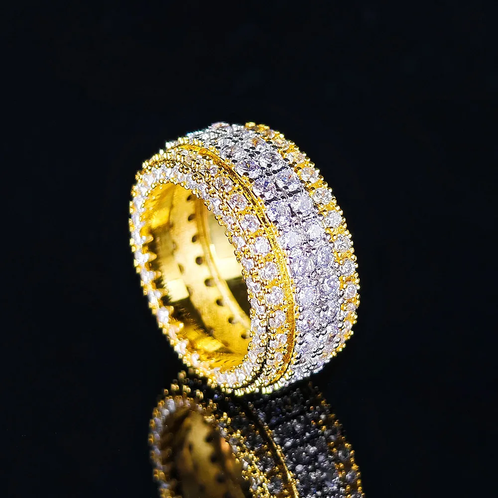 Hot-Selling European and American Cross-Border Plain Band Ring for Women Niche High-End Design